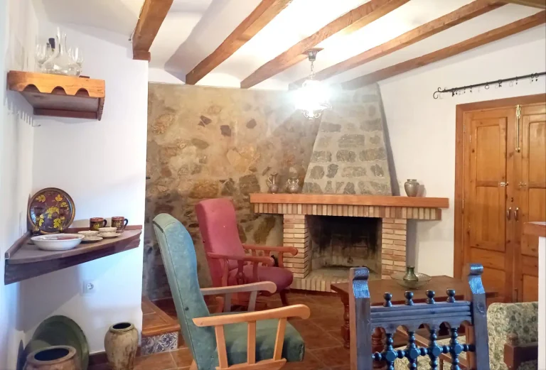 ZONA DE ESTAR CON CHIMENEA